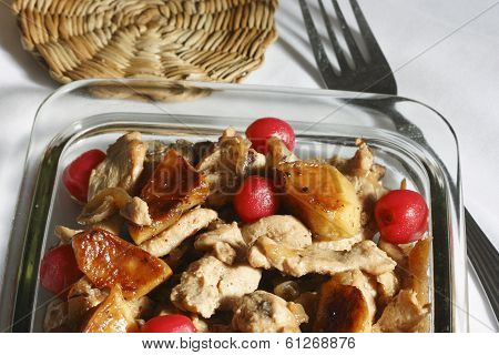 Meat Stew with Apples & Dry Fruits