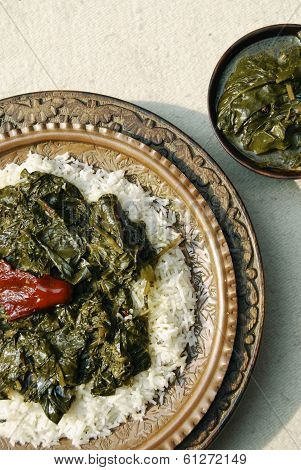 Haak Kashmir spinach from India