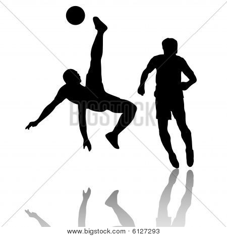 Calcio Soccer player player-rovesciata
