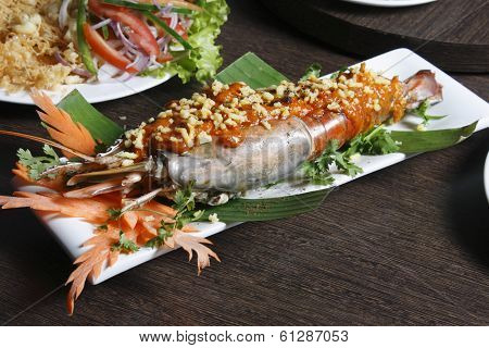 Galdi chingri chiney kabab - Stuffed Jumbo Prawn