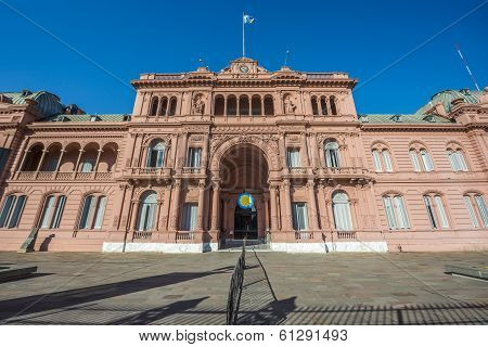 Casa Rosada Building In Buenos Aires, Argentina.