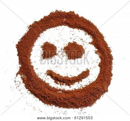 Smile from coffee