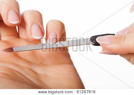 Hands With Nailfile