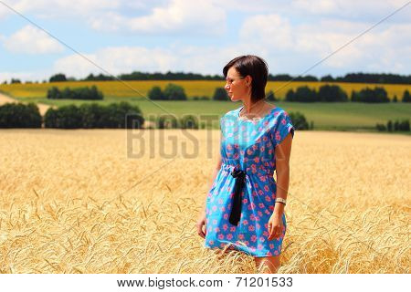 Girl in field