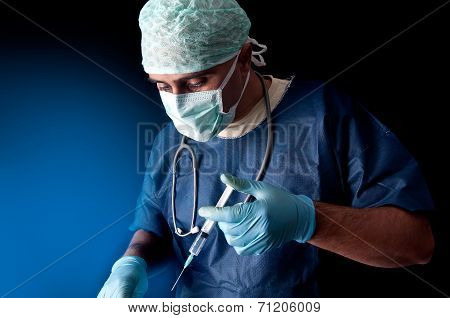 Doctor With Syringe