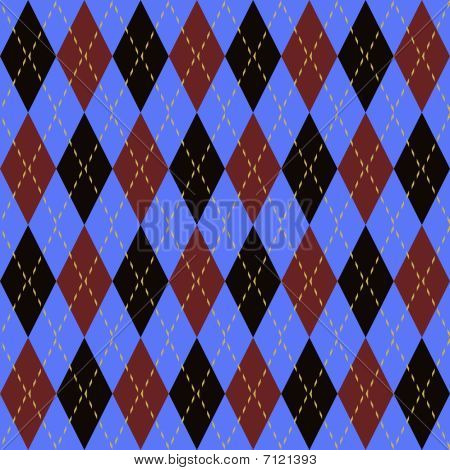 Argyle Bezešvé Pattern