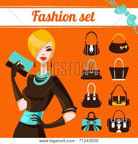 Fashion woman set