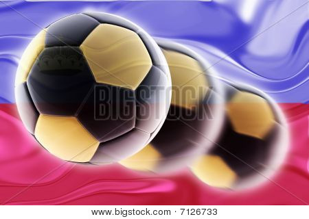 Bandiera del calcio ondulate Lichenstein