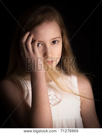 Young Girl Dreaming
