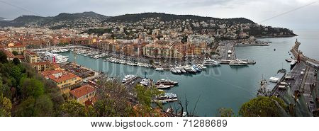 City Of Nice - Panoramic View Of Port De Nice