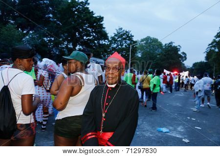 Man in prelate's robes