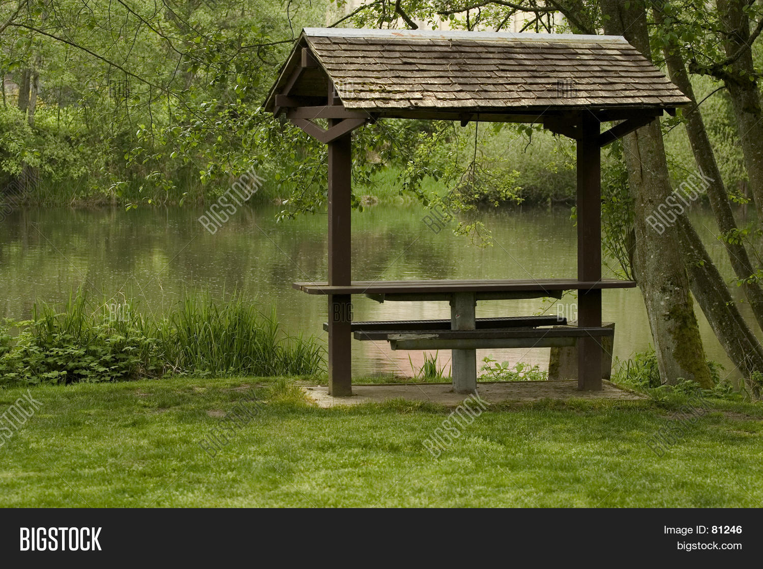Covered Picnic Table Image & Photo (Free Trial) Bigstock