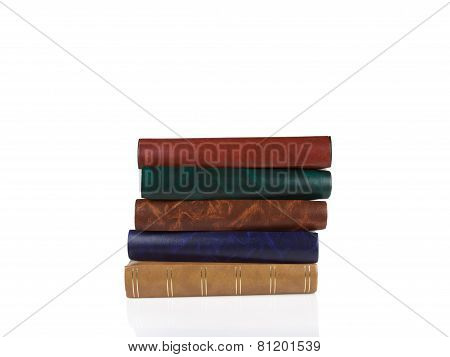 books isolated on white background