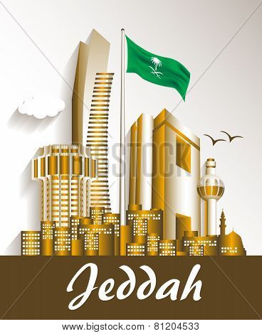 City of Jeddah Saudi Arabia Famous Buildings