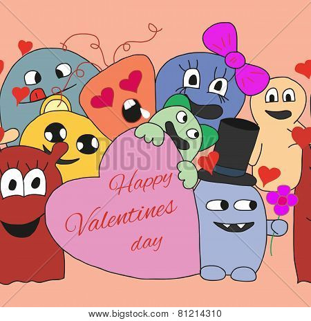 Monsters Valentine day