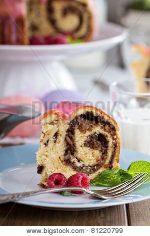 Sweet bread for Easter