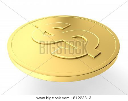 Gold Dollar Coin