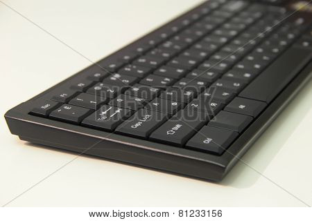 Computer keyboard closeup