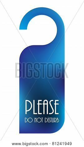 Hotel Warning Sign, Vector Illustration, Eps10