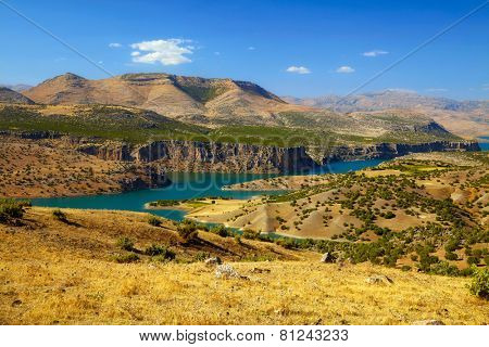 Canyon of Euphrates River. Turkey
