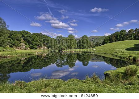 landschaftlich Reflexionen in river