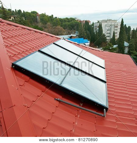 Solar Water Heating System.