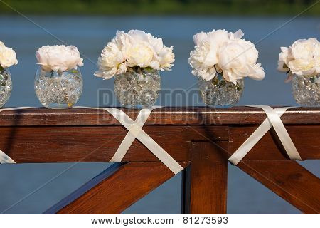 Wedding day flowers