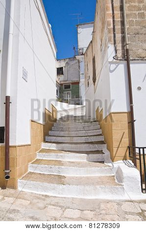 Alleyway. Laterza. Puglia. Italy.