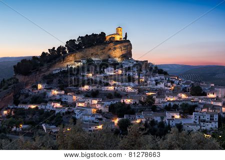 Montefrio at sunset, Andalusia, Spain