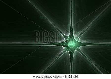 Astratto sfondo verde-star