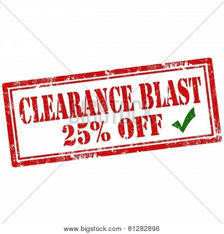 Clearance Blast-stamp