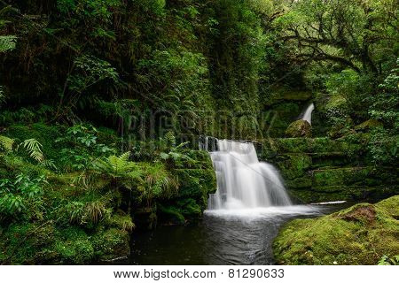 Mclean Falls in New Zealand