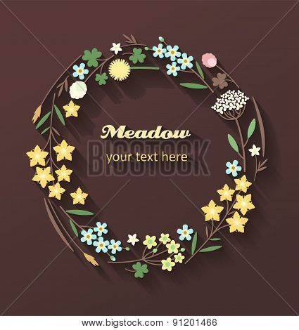 Meadow Flowers Wreath