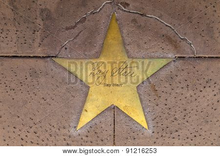 Star Of Kay Starr  On Sidewalk In Phoenix, Arizona.