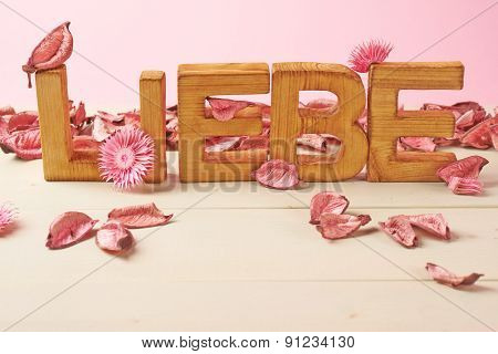 Love composition of letters