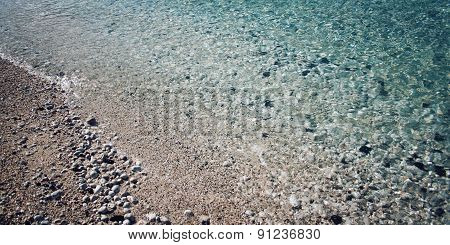 Beach At Adrasan, Antalya Province, Turkey.
