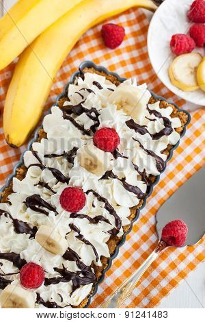 Banoffee Pie (banana And Toffee Tart)