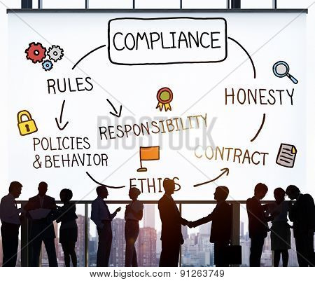 Compliance Rules Responsibility Legal Agreement Concept