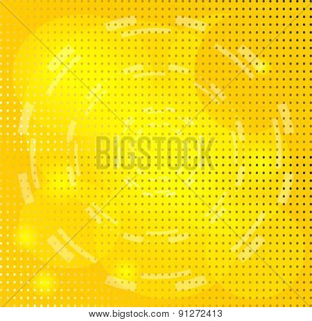 Yellow Background with Circle