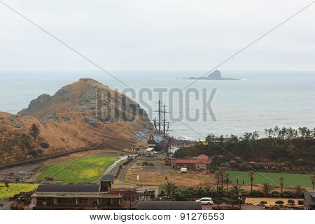 Winter Landscapes In Jeju Island