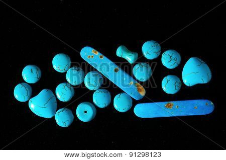 Blue Howlite Turquoise Gem Stone