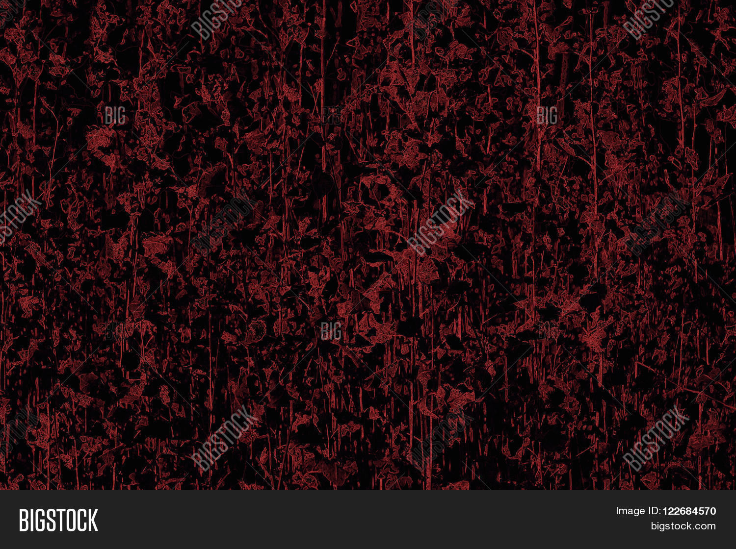 Dried Red Dark Autumn Image Photo Free Trial Bigstock