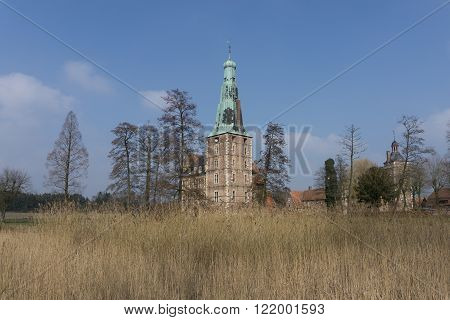 the Castle of raesfeld in the german muensterland