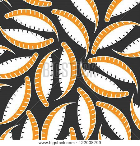 sushi with salmon pattern on dark background