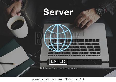 Server Network Computer Database Technology Concept