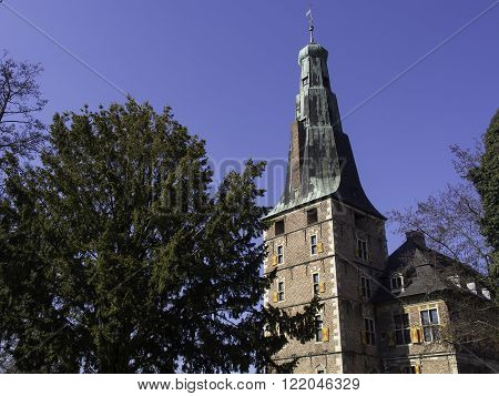 the Castle of raesfeld in the german muensterland