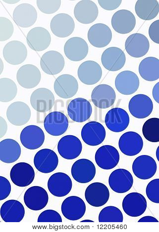 Blue diagonal spots  on white
