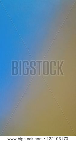Distorted and blurred blue sky through frosted glass with abstract effect in vertical 16:9 format.