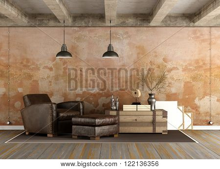 Grunge Living Room