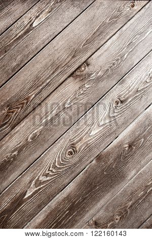 Dramatic Rustic Diagonal Wood Planks. vertical view